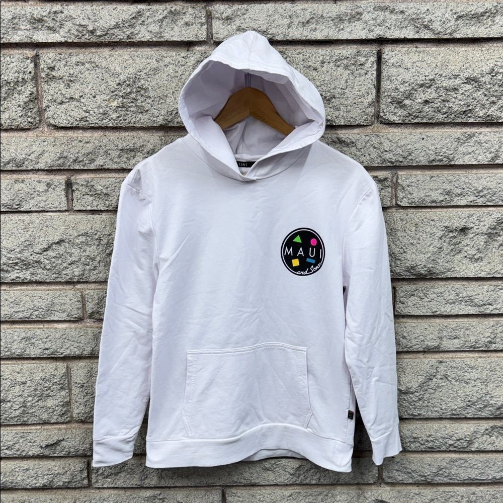 Maui and Sons White Hoodie